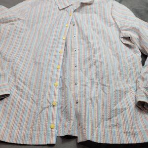 American Sweetheart Multicolor Striped Button-Up Shirt Size L